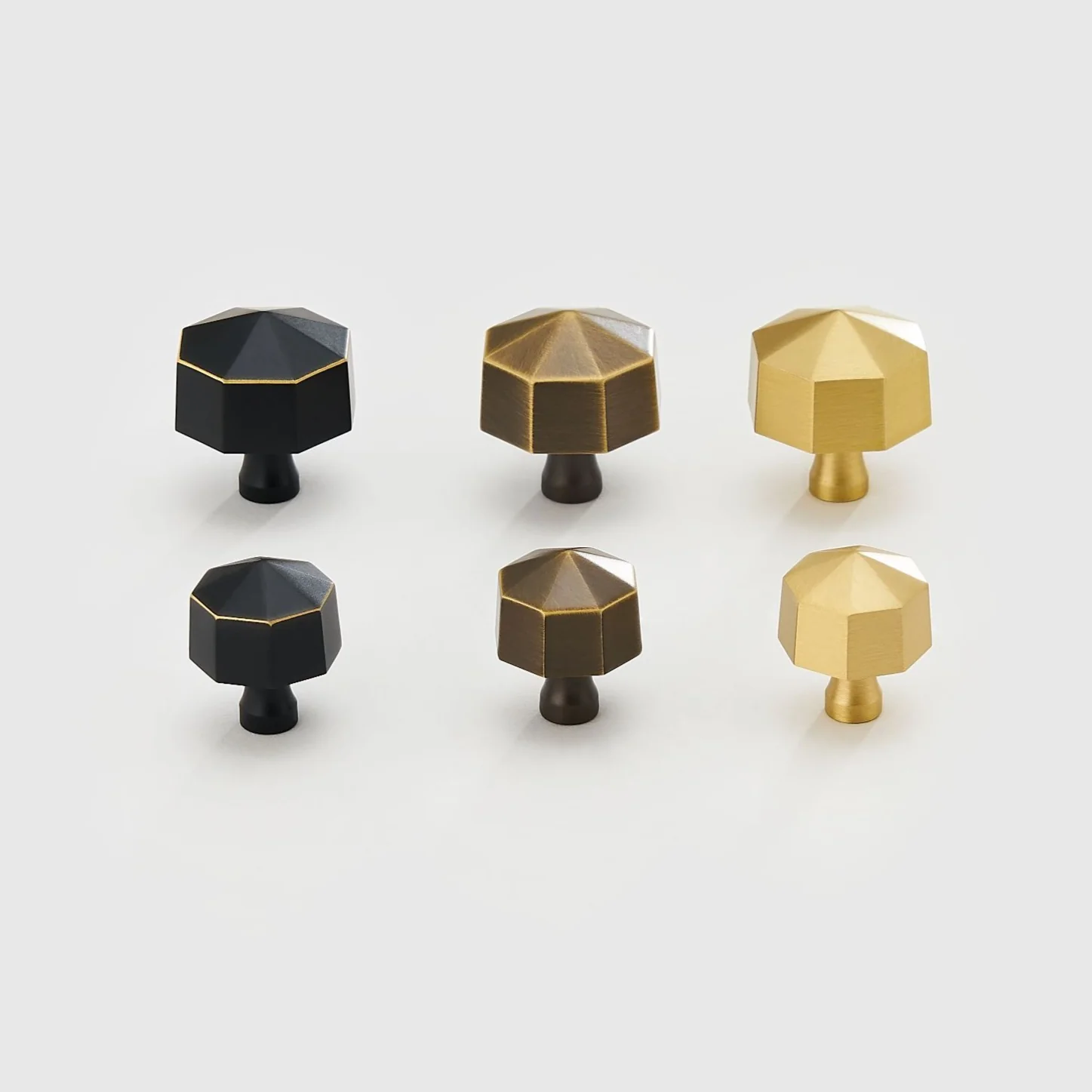 Ronald Solid Brass Knob | Black - Image 3